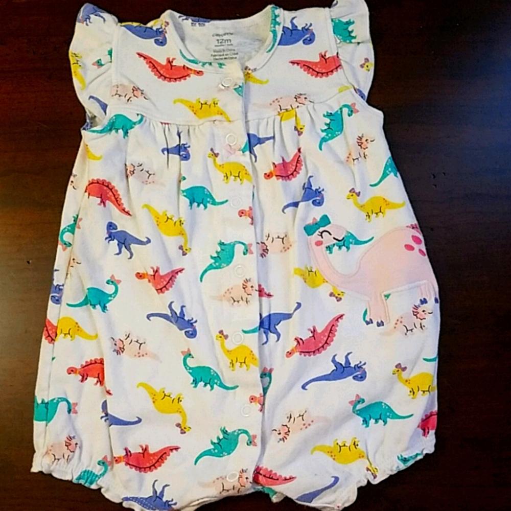 12m Carters dinosaur onesie